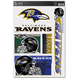 Baltimore Ravens Decal 11X17 Ultra