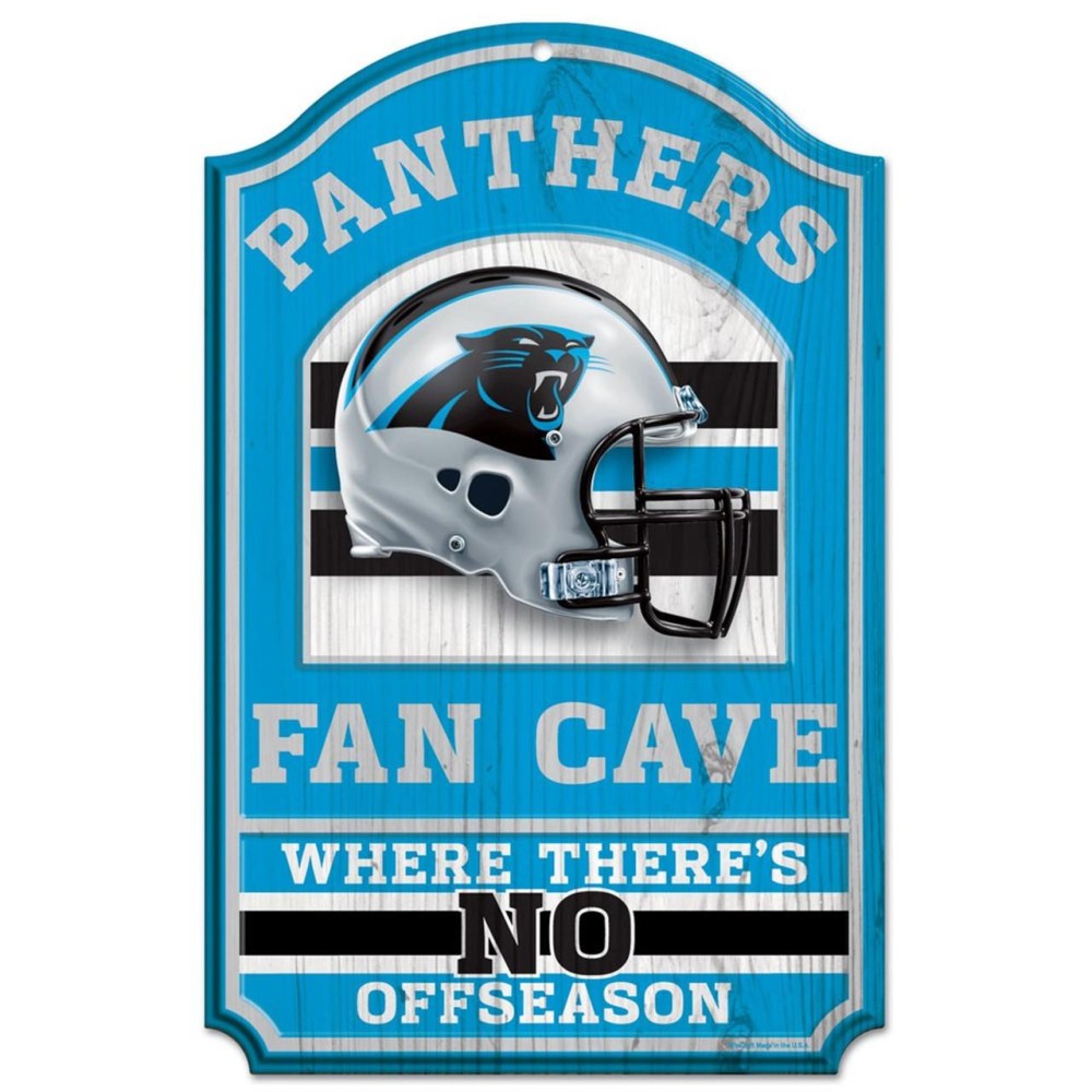 Carolina Panthers Wood Sign - 11