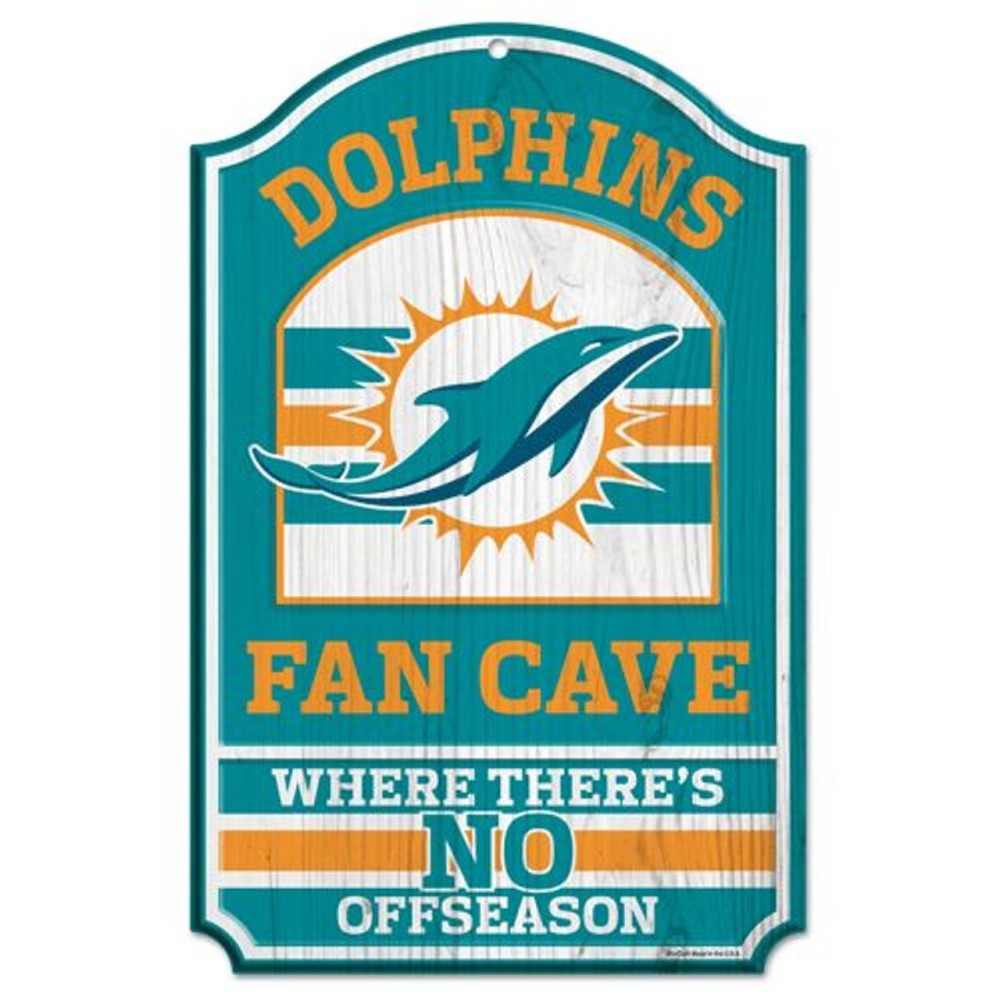 Miami Dolphins Wood Sign - 11