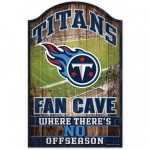 Tennessee Titans Sign 11X17 Wood Fan Cave Design