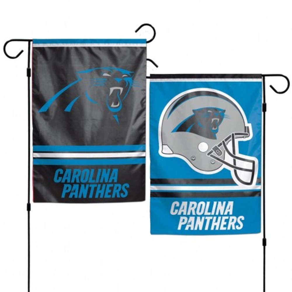 Carolina Panthers Flag 12X18 Garden Style 2 Sided