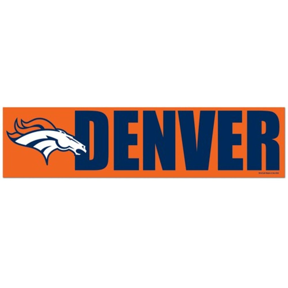 Denver Broncos Decal Bumper Sticker