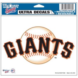 San Francisco Giants Decal 5X6 Ultra Color