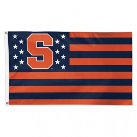 Syracuse Orange Flag 3X5 Deluxe Style Stars And Stripes Design