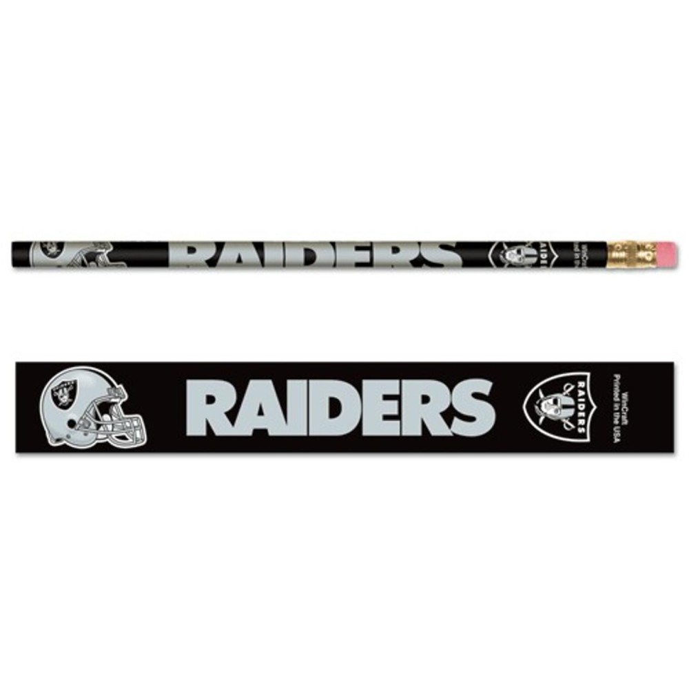 Las Vegas Raiders Pencil 6 Pack