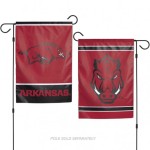 Arkansas Razorbacks Flag 12X18 Garden Style 2 Sided