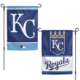 Kansas City Royals Flag 12X18 Garden Style 2 Sided