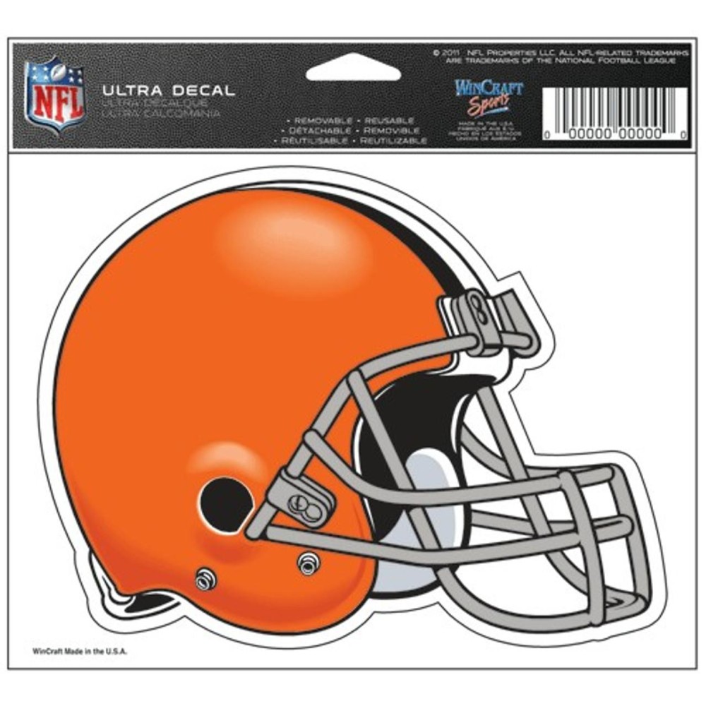 Cleveland Browns Decal 5X6 Ultra Color