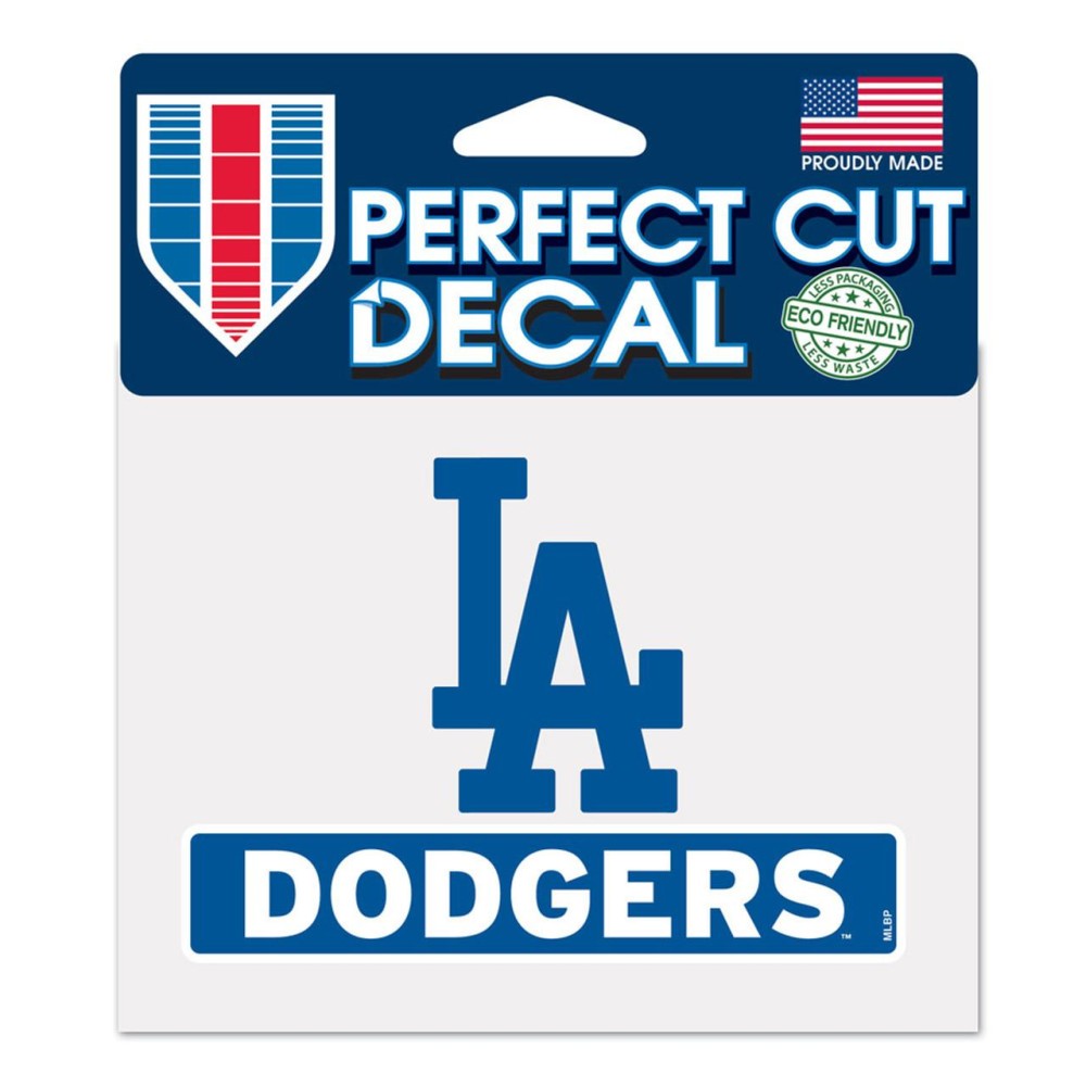 Los Angeles Dodgers Decal 4.5X5.75 Perfect Cut Color - Special Order