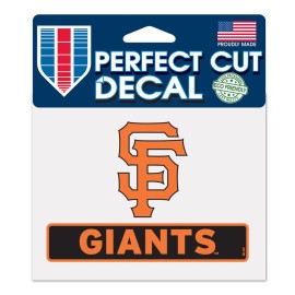 San Francisco Giants Decal 4.5X5.75 Perfect Cut Color