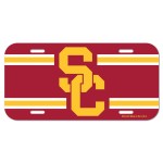 Usc Trojans Plate Plastic - Special Order