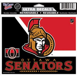 Ottawa Senators Decal 5X6 Ultra Color