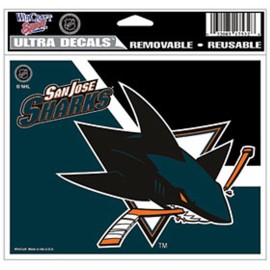 San Jose Sharks Decal 5X6 Multi Use Color