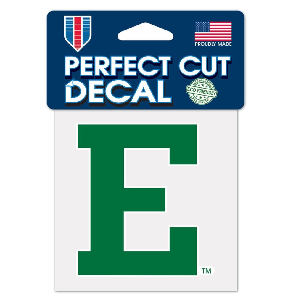 Eastern Michigan Eagles Decal 4X4 Perfect Cut Color