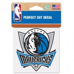 Dallas Mavericks Decal 4X4 Perfect Cut Color