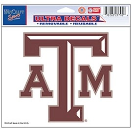 Texas A&M Aggies Decal 5X6 Ultra Color