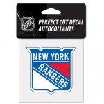 New York Rangers Decal 4X4 Perfect Cut Color