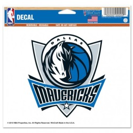 Dallas Mavericks Decal 5X6 Color