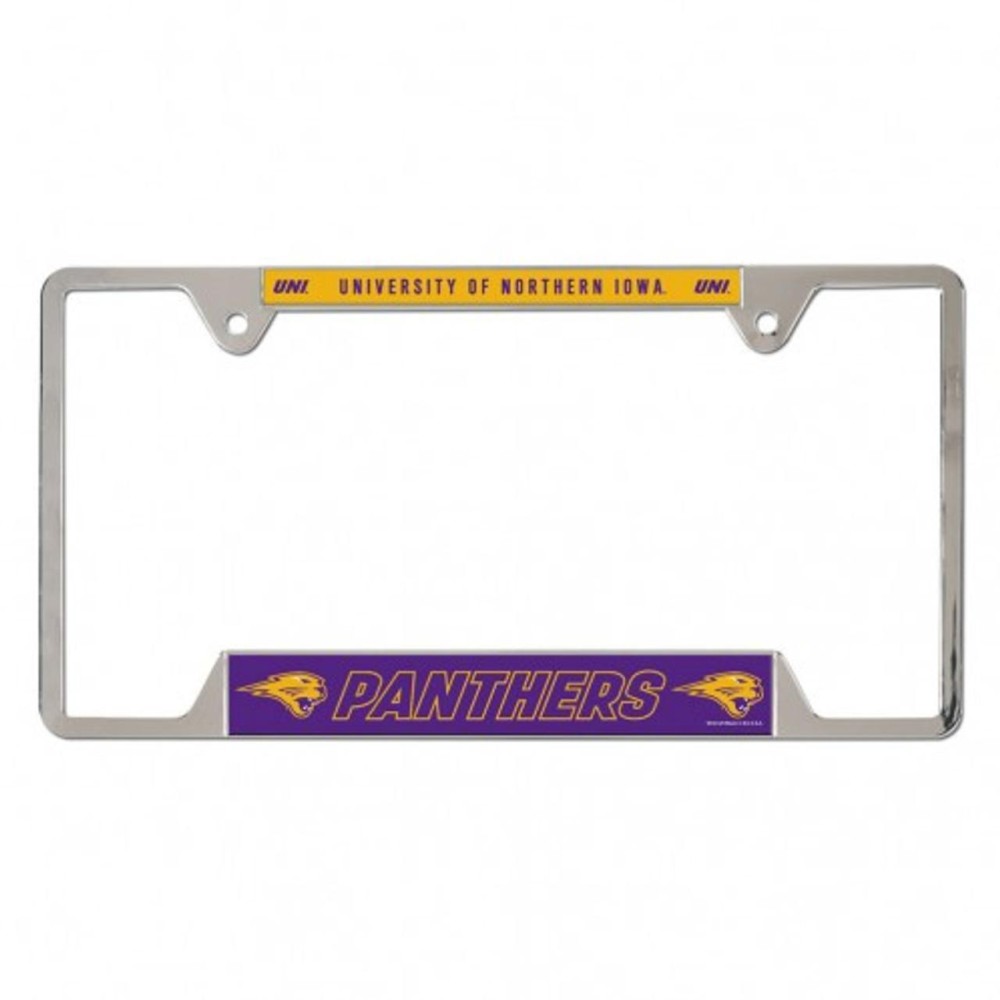 Northern Iowa Panthers Metal Plate Frame