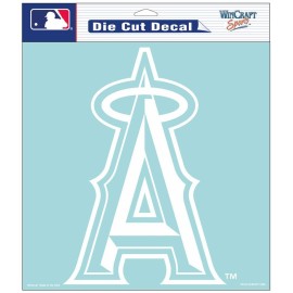 Los Angeles Angels Of Anaheim Decal 8X8 Die Cut White