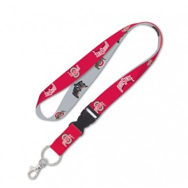 Ohio State Buckeyes Lanyard With Detachable Buckle