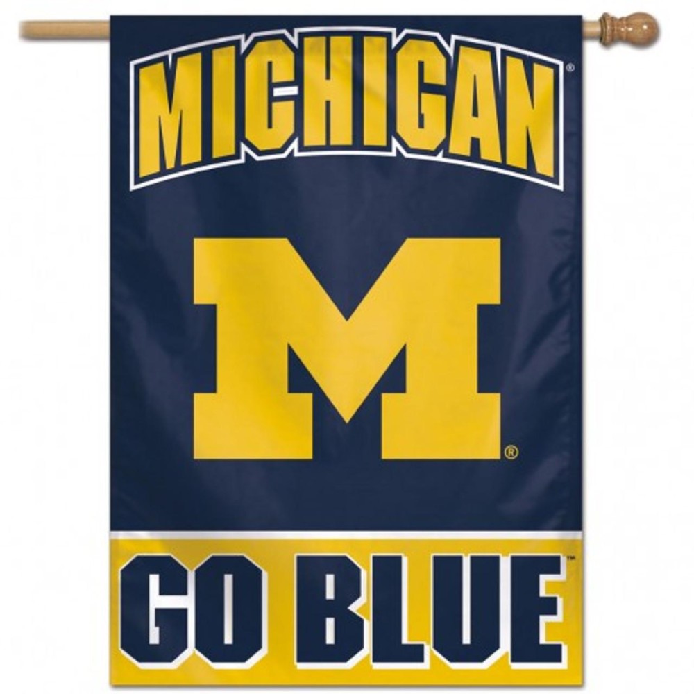 Michigan Wolverines Banner 28X40 Vertical