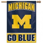 Michigan Wolverines Banner 28X40 Vertical