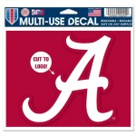 Alabama Crimson Tide Decal 5X6 Multi Use Color Cut To Logo - Special Order