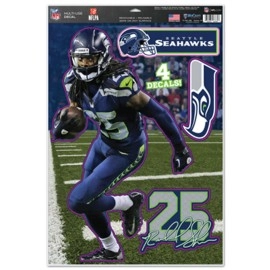 Seattle Seahawks Richard Sherman Decal 11X17 Multi Use