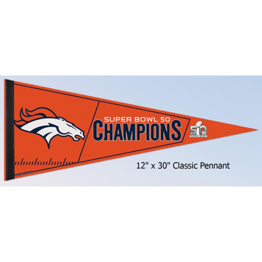 Super Bowl 50 Champion Pennant - Logo