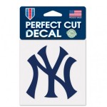 New York Yankees Decal 4X4 Perfect Cut Color