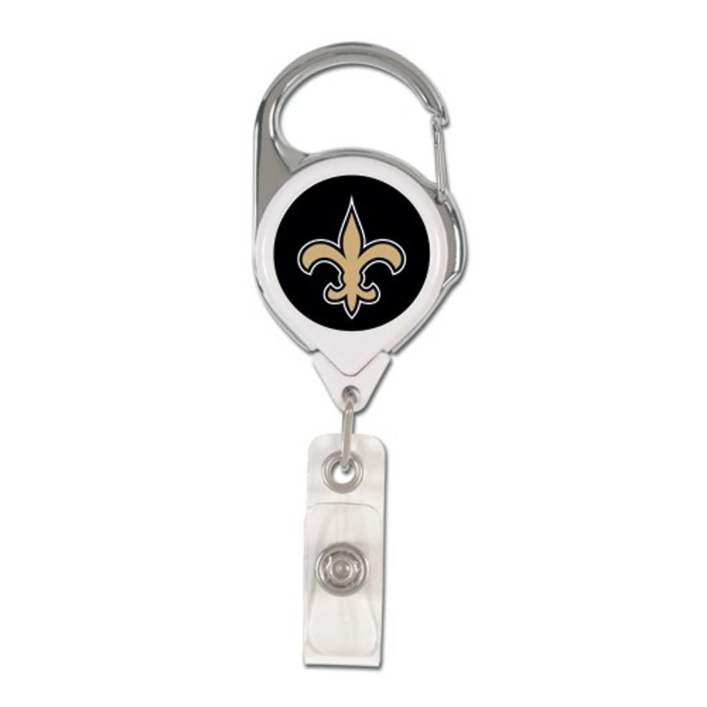 New Orleans Saints Retractable Premium Badge Holder