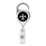 New Orleans Saints Retractable Premium Badge Holder