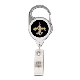 New Orleans Saints Retractable Premium Badge Holder