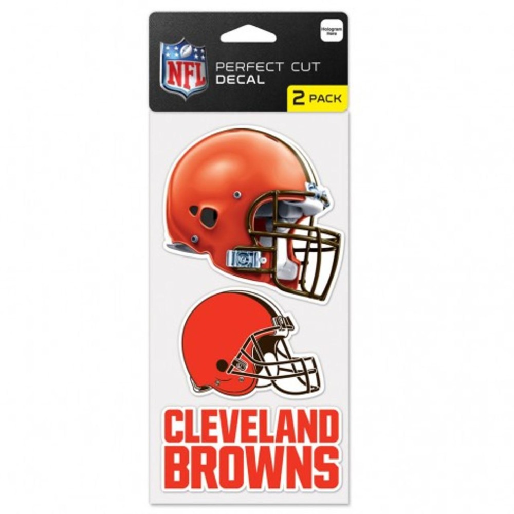 Cleveland Browns Set Of 2 Die Cut Decals