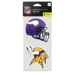 Minnesota Vikings Set Of 2 Die Cut Decals