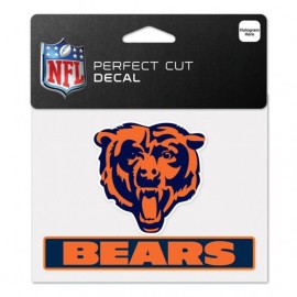 Chicago Bears Decal 4.5X5.75 Perfect Cut Color