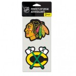 Chicago Blackhawks Set Of 2 Die Cut Decals