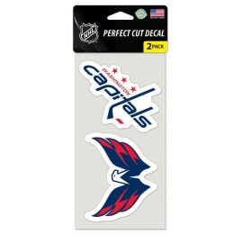 Washington Capitals Set Of 2 Die Cut Decals