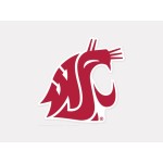 Washington State Cougars Decal 4X4 Perfect Cut Color