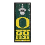 Oregon Ducks Sign Wood 5X11 Bottle Opener