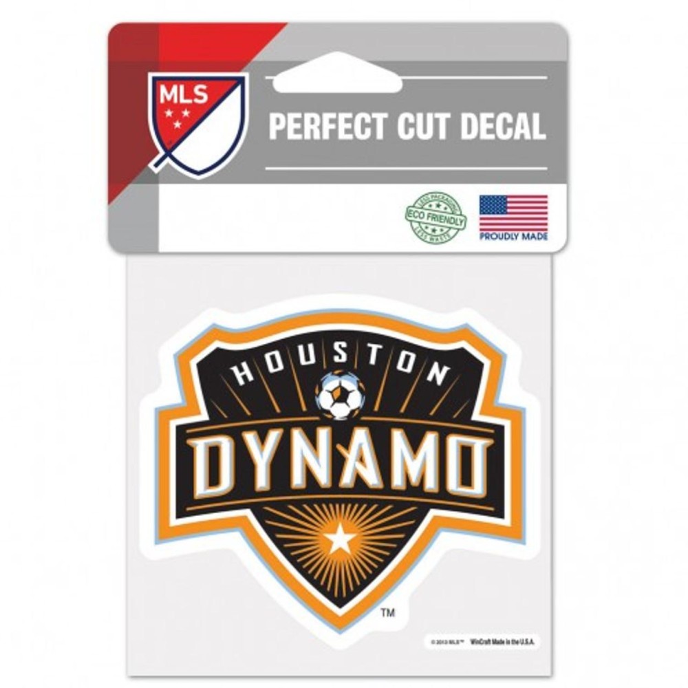 Houston Dynamo Decal 4X4 Perfect Cut Color