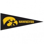 Iowa Hawkeyes Pennant 12X30 Premium Style