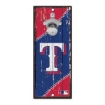 Texas Rangers Sign Wood 5X11 Bottle Opener - Special Order