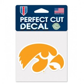 Iowa Hawkeyes Decal 4X4 Perfect Cut Color