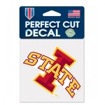 Iowa State Cyclones Decal 4X4 Perfect Cut Color