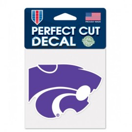 Kansas State Wildcats Decal 4X4 Perfect Cut Color