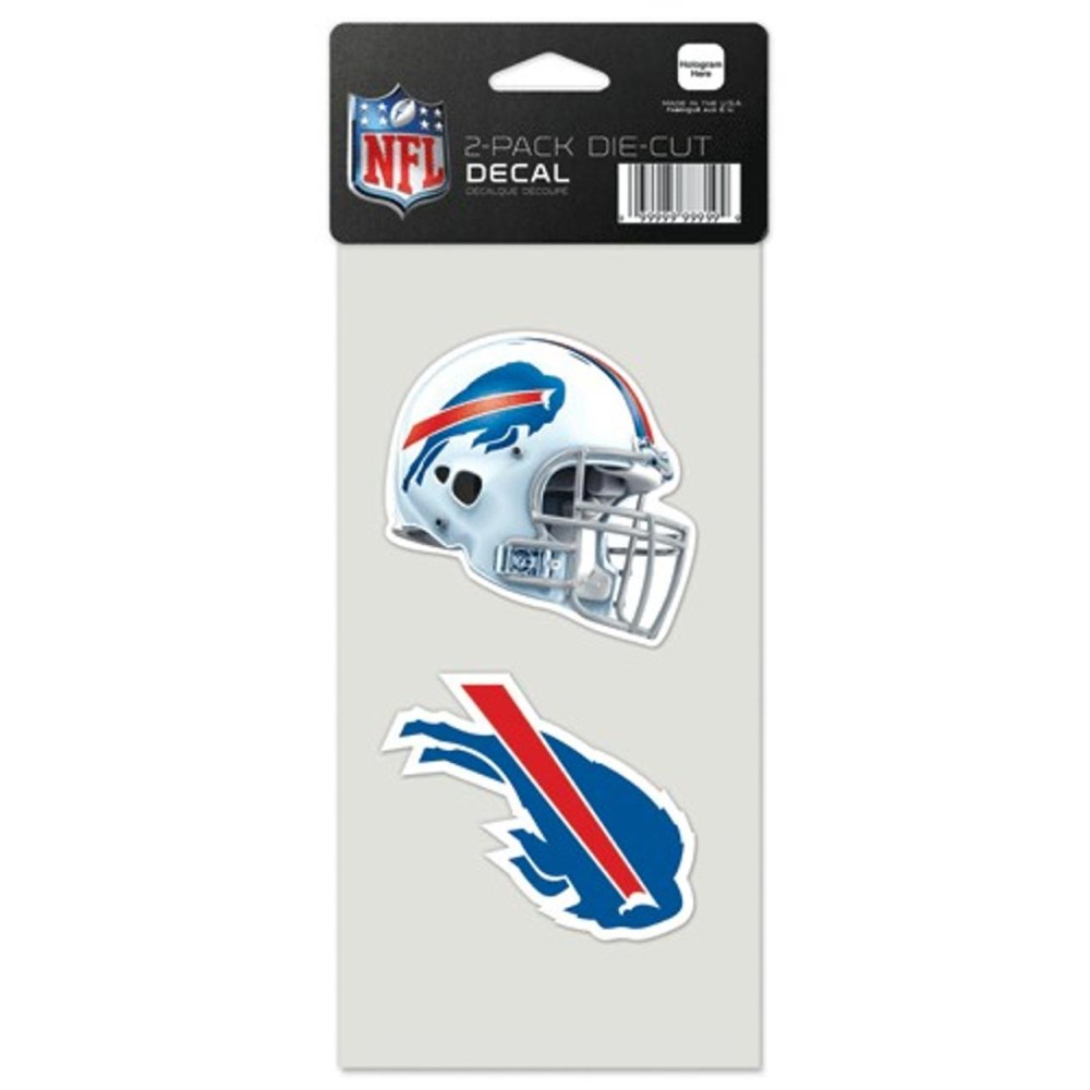 Buffalo Bills Set Of 2 Die Cut Decals