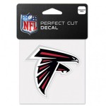 Atlanta Falcons Decal 4X4 Perfect Cut Color