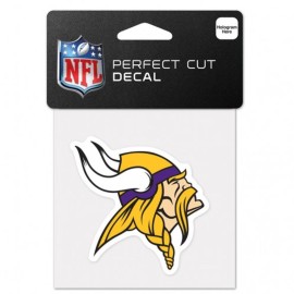 Minnesota Vikings Decal 4X4 Perfect Cut Color